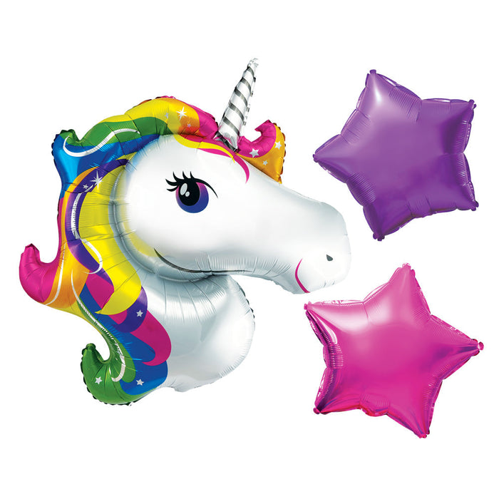 Air filled Unicorn Balloon Bundle | 1ct