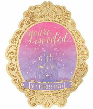 Princess Castle invitations | 8ct