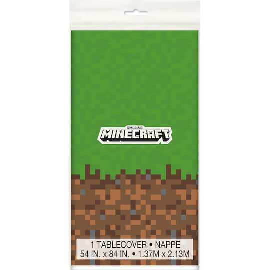 Minecraft Plastic Tablecloth 84" x 54" | 1ct