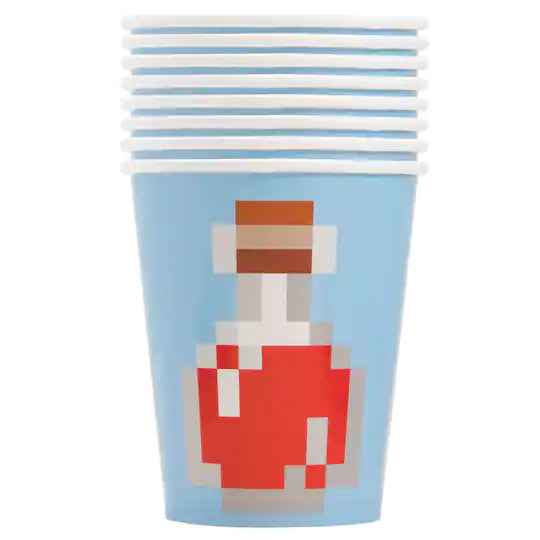 Minecraft 9oz Paper Cups | 8 ct