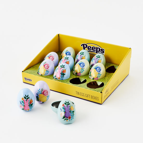 Easter Peeps Tin Easter Eggs Assortment 3" | 1ct