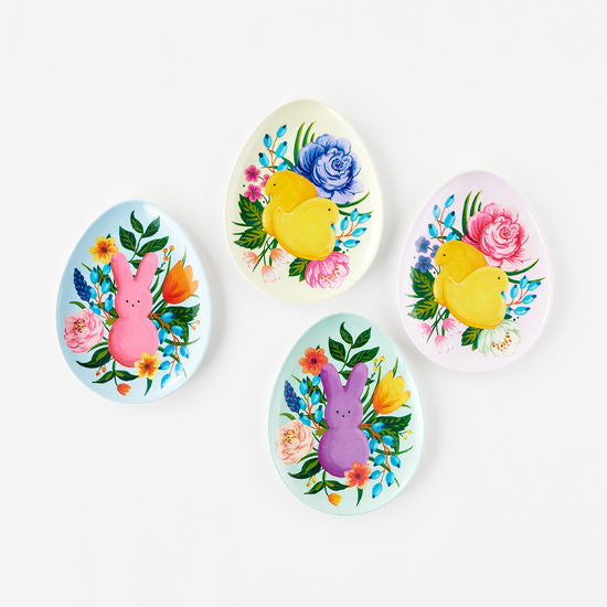 Peeps Egg Shaped 7"  Plate | 1ct