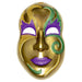 A 21 inch Mardi Gras Jumbo Face Mask.