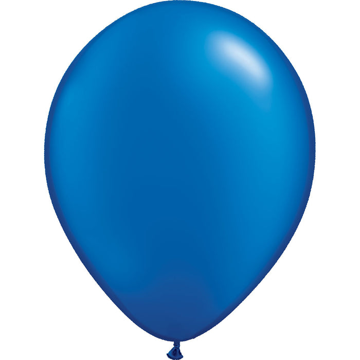 Pearl Sapphire Blue, Latex Single Balloon 11" | 1ct Does Not Include Helium