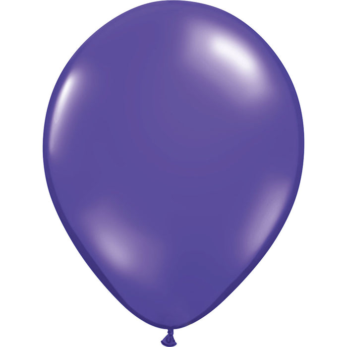 Quartz Purple, Latex Single Balloon 11"| 1ct  Does Not Include Helium