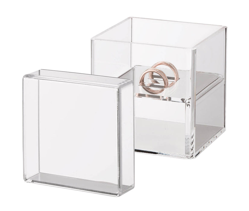 Lillian Rose Clear Acrylic Ring Box | 1ct