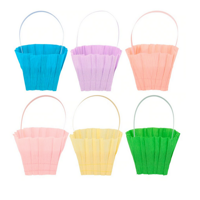 Paper Easter Baskets 6 pk | 1ct