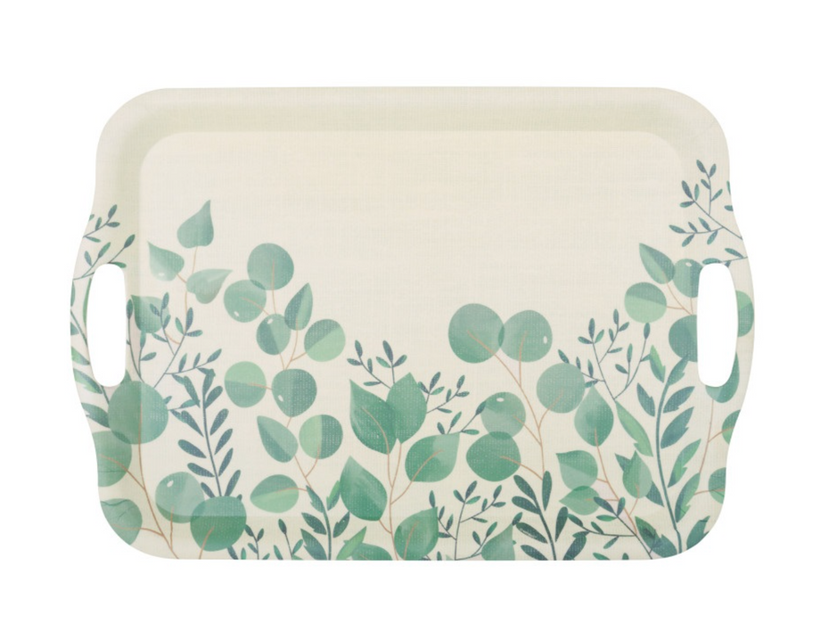 Fresh Greens Bamboo Melamine Serving Tray 18.5" x 12.6" | 1ct