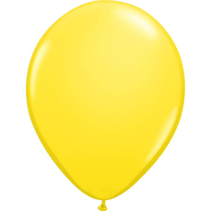 Pearl Lemon Chiffon, 11" Latex Single Balloon | Does Not Include Helium