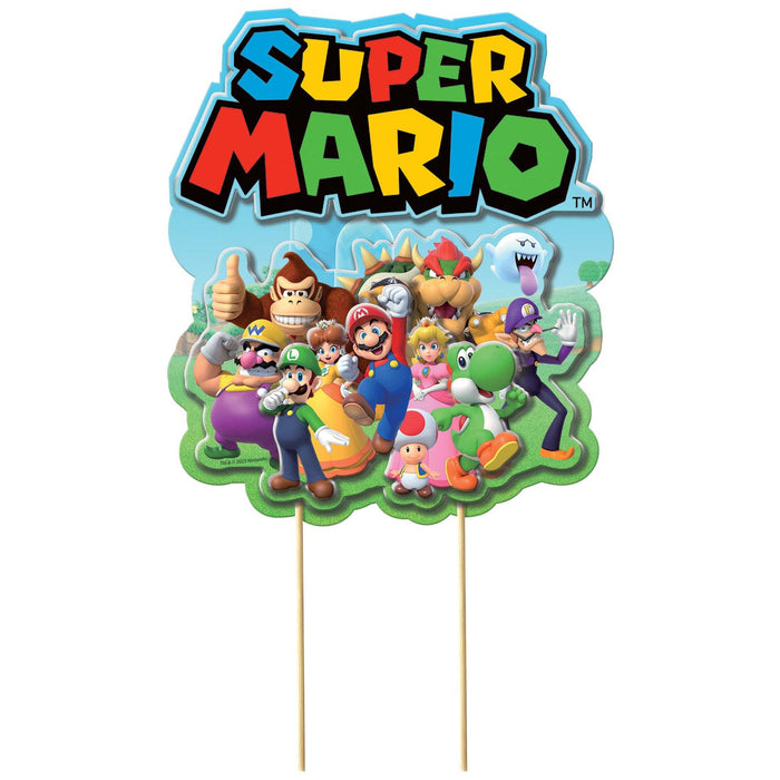 Super Mario Bros Birthday Cake Topper | 1 ct