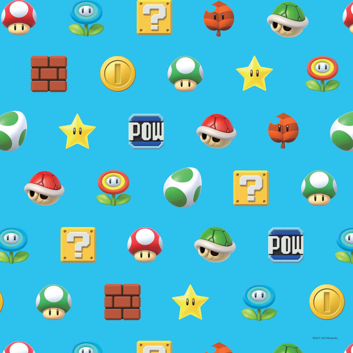 Super Mario Bros Birthday Gift Wrap, 96" | 1 ct