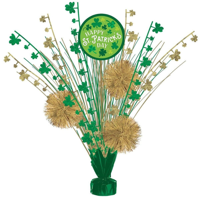 St Patrick's Day Tinsel Burst Centerpiece | 1ct