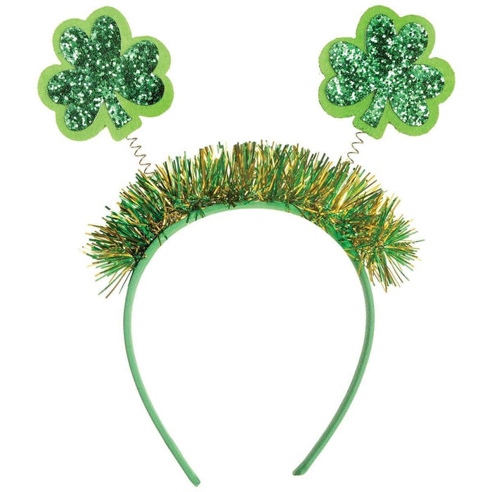 St. Patrick's Day Glitter Shamrock Head Bopper | 1ct