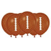 Football Flat Printed Latex Balloons 12in 6ct