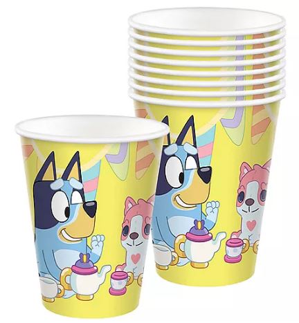 Bluey Paper Cups 9oz | 8ct