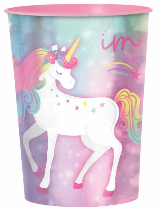 Enchanted Unicorn Metallic Favor Cup 16oz | 1ct