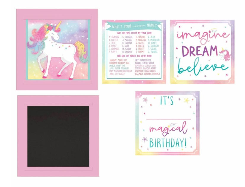 Enchanted Unicorn Custom Sign | 1ct