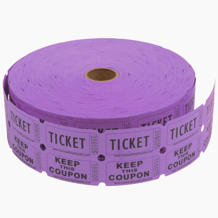 Purple Double Ticket Roll | 2000ct