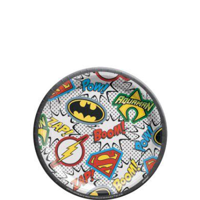 Justice League Dessert Plates | 8ct