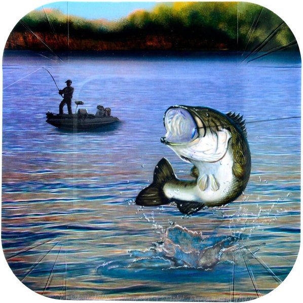 Gone Fishin 7" Paper Plates 8pk | 1ct