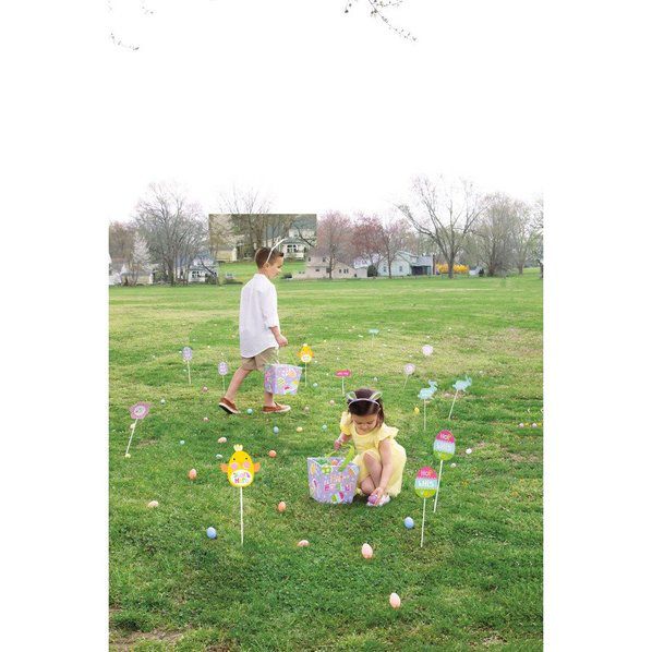 Easter Egg Hunt Clue Signs 10 pack  | 1ct