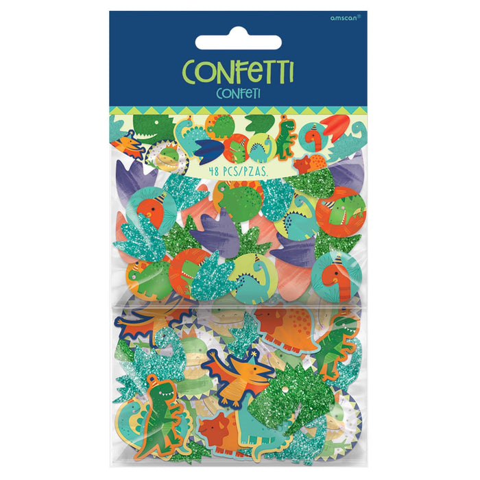 Dino-Mite Giant Confetti 48pcs | 1ct