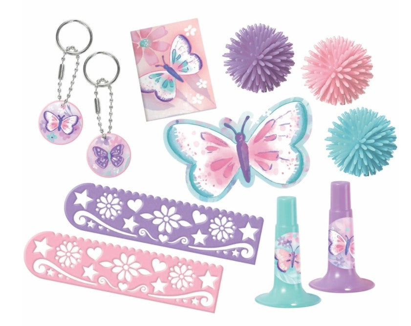 Glitter Flutter Party Favor Pack | 48pc