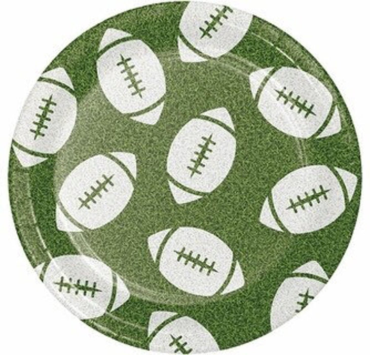 Football Toss Dessert Plates, 6.75in | 8ct