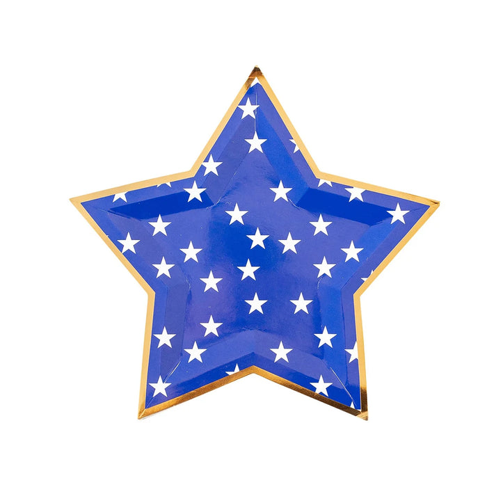 Star Shaped 9" Paper Plates 8pk | 1ct