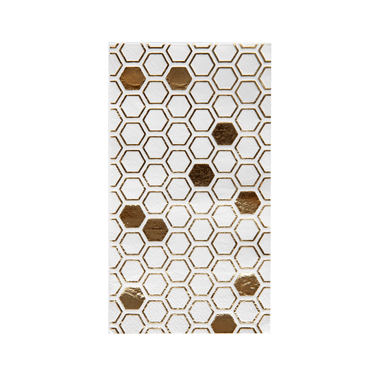 Hey Bae Bee Honeycomb Napkins 5" | 16ct