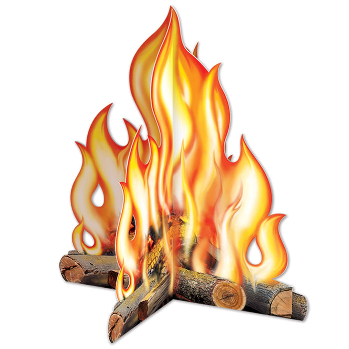 Campfire 3D Centerpiece 12" | 1ct