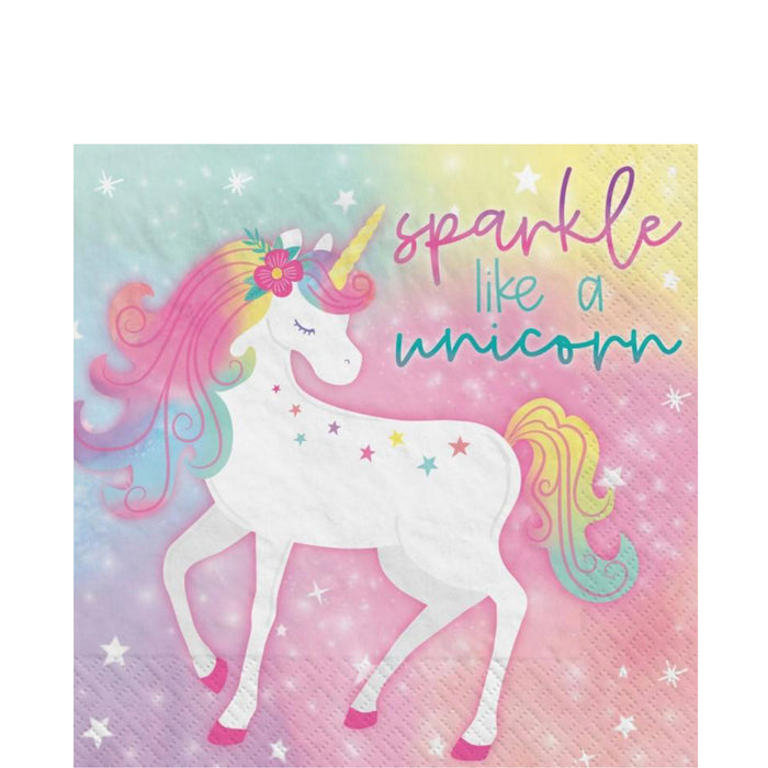 Enchanted Unicorn Luncheon Napkins | 16ct