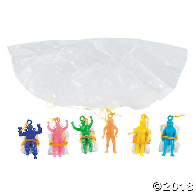 Mini Vinyl Paratroopers | 72ct