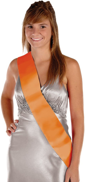 Orange Satin Sash | 1 ct