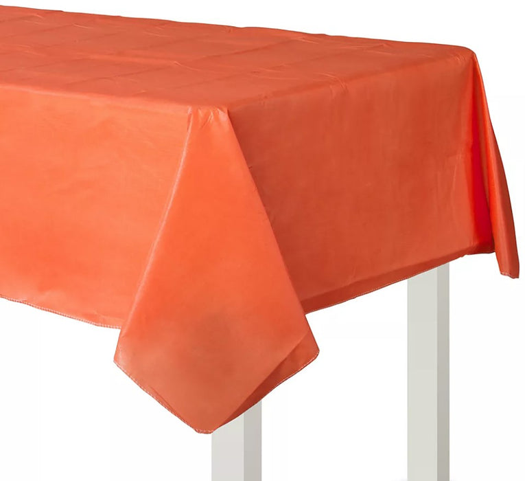 Orange Peel Flannel Backed Vinyl Table Cover 52"x90" | 1ct