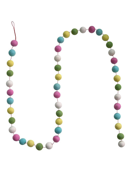 Pastel Pompom Garland 6ft | 1ct