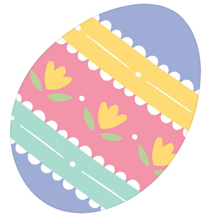 Pastel Easter Egg Cutout | 1ct