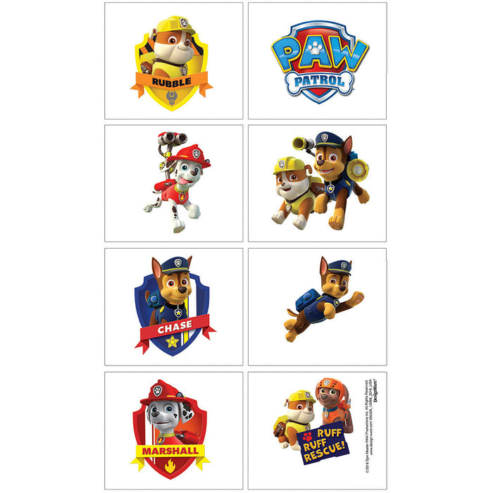 Paw Patrol Temporary Tattoos | 8ct