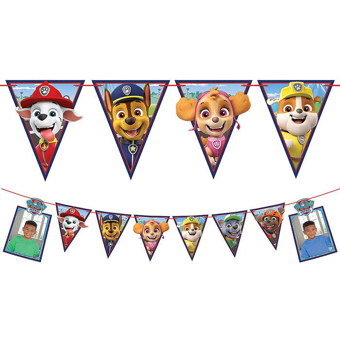 Paw Patrol Photo Pennant Banner | 1ct