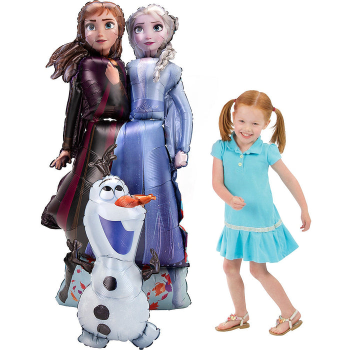 Frozen 2 Elsa Anna Olaf Airwalker Balloon 58" | 1 ct