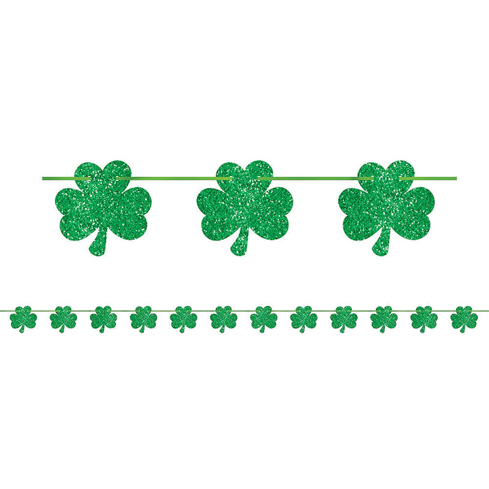 Glitter Shamrock Banner | 12ft