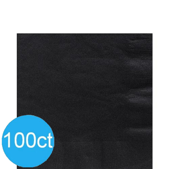 Black Lunch Napkins | 100ct