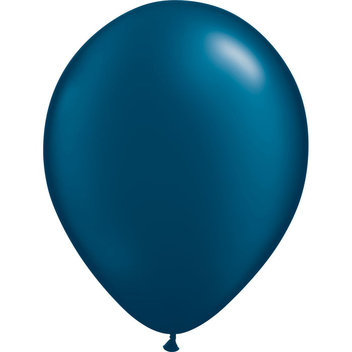 Pearl Midnight Blue, Latex Single Balloon 11" |  Does Not Include Helium