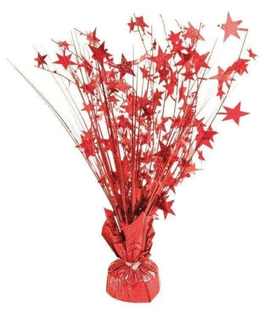 Patriotic Red Cascade Balloon Weight 18" | 1ct