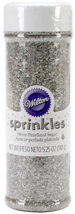 Silver Pearlized Sugar