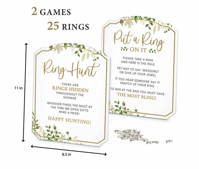 Put A Ring On It and Ring Hunt Bridal Shower Games | 1ct