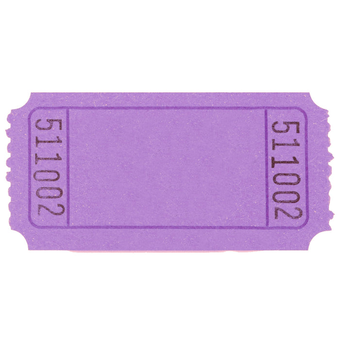 Purple Single Ticket Roll | 2000ct