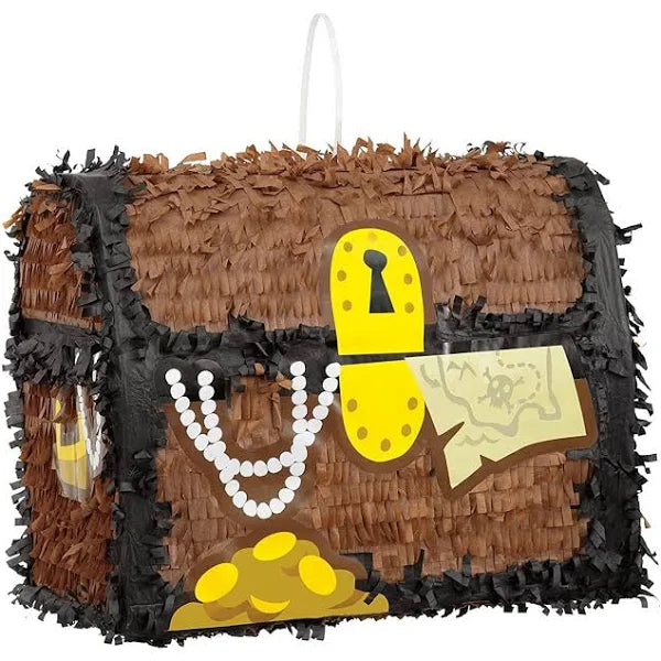 Pirate Treasure Chest 3d Piñata 12" 