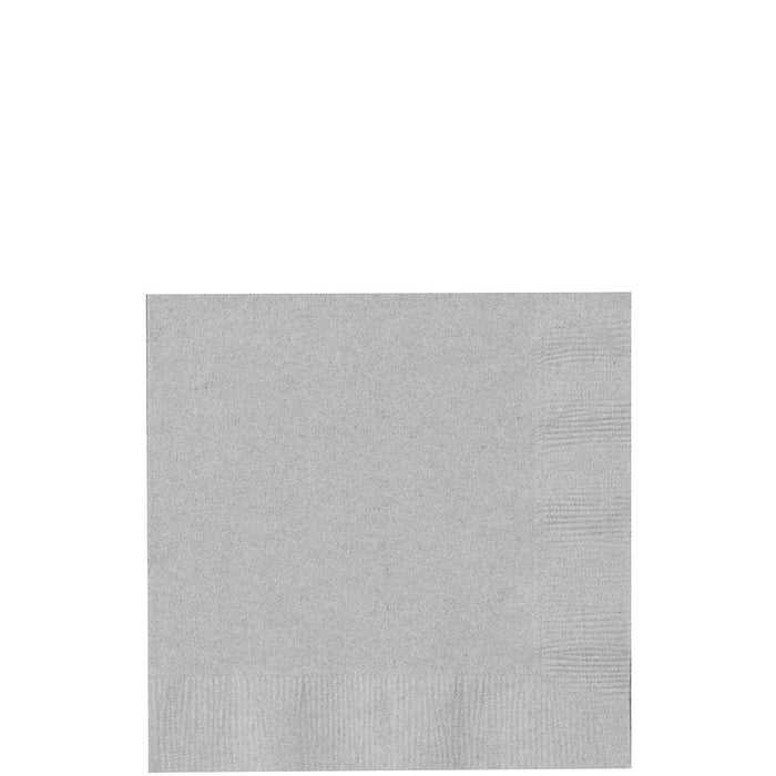 Silver Beverage Napkins | 40ct