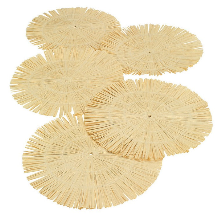 Straw Fringe Placemat | 1ct